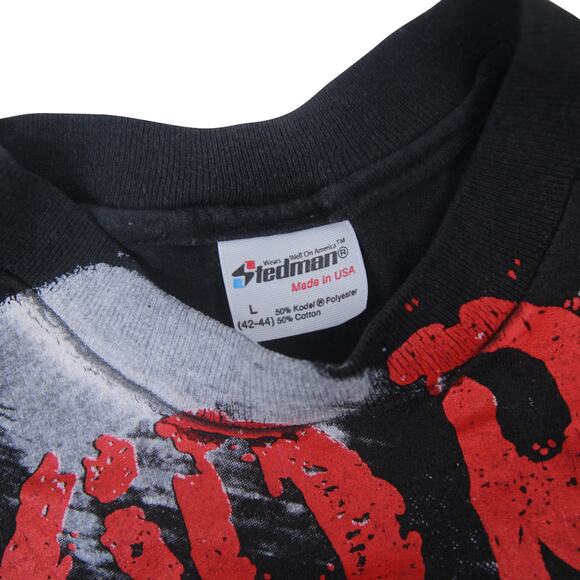 Vintage 1989 Skid Row "Making a Mess of the US" Tour T Shirt - Picture 4 of 8